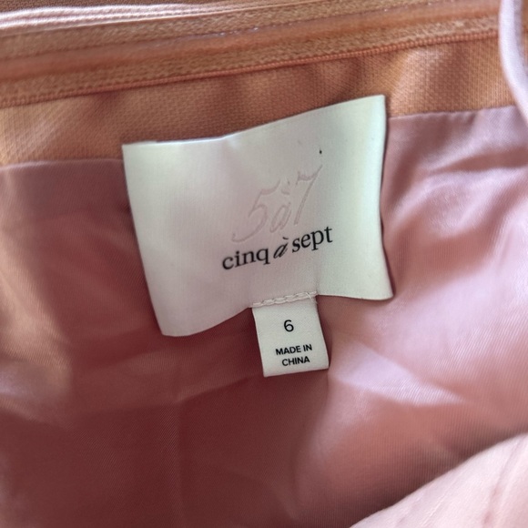 Cinq a Sept Pink Luna Dress Size 6 - Picture 9 of 11